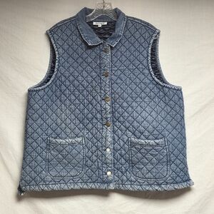 Serengeti Denim Quilted Vest